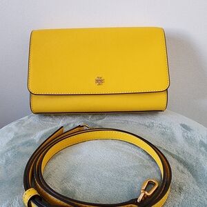 Tory Burch Vibrant Yellow Crossbody Bag